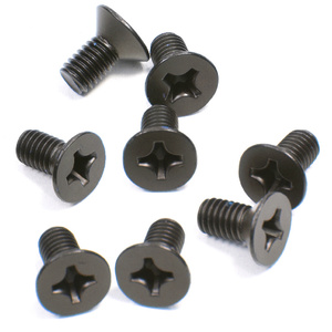 CRL Oil Rubbed Bronze 6 x 12 mm Cover Plate Flat Head Phillips Screws