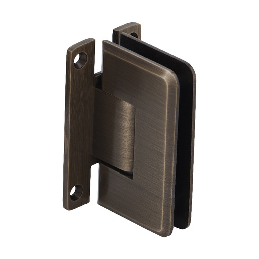 CRL Antique Brass Cologne 037 Series Wall Mount 'H' Back Plate Hinge