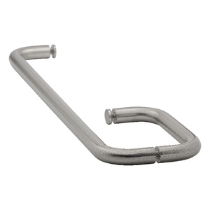 Brushed Nickel 6" x 18" Towel Bar Handle Combo without Washers
