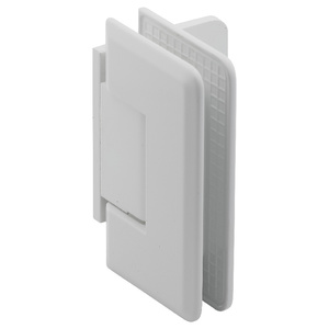 Gloss White Wall Mount with Offset Back Plate Majestic Series Hinge