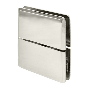 CRL Polished Nickel Senior Prima 02 Series Glass-to-Glass Mount Hinge