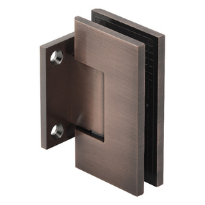 Polished Copper Wall Mount with Short Back Plate Adjustable Maxum Series Hinge