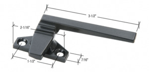 CRL Black Right Hand Cam Handle Lock