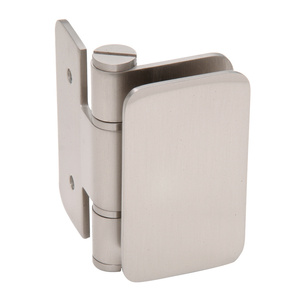 CRL Brushed Nickel Zurich 03 Series Wall Mount Inswing Hinge