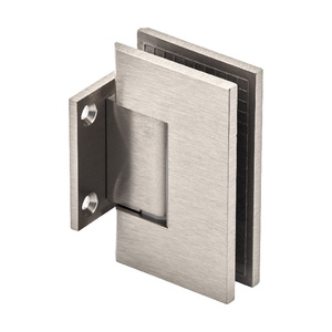 Brushed Nickel Wall Mount with Short Back Plate Designer Series Hinge