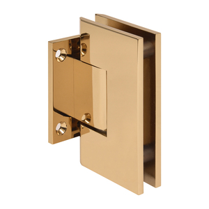 CRL French Gold Vienna 074 Series Wall Mount Short Back Plate Hinge