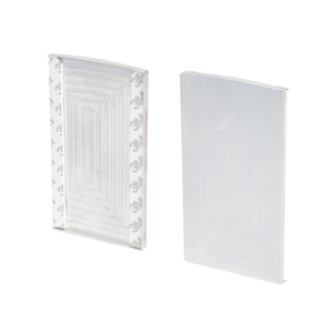 CRL TurboFlex Fascia Mount Mill Aluminum Left End Cap for Cover