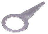 CRL 2-5/8" Straight Oscillating Cut-Out Blades - Sharpened Area 1"