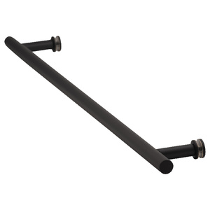 Matte Black 24" Single Mount Ladder Pull Towel Bar
