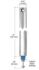 CRL 31" Tubular Spiral Tilt Window Balance Blue Bushing