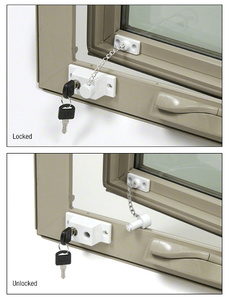  CRL Window and Door Chain Lock