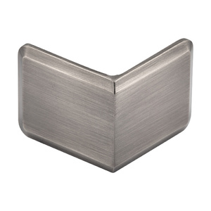 Brushed Pewter 90 Glass to Glass Premier Series Clip