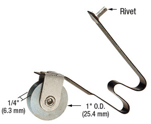 Nylon Sliding Screen Door Roller - R-155 Replacement Wheel For Smooth Door Operation