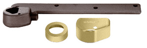 Rixson® Polished Brass Right Hand 3/4" Offset Bottom Arm