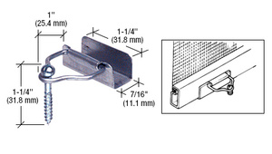 CRL Mill Slip-On Bail Latches and Screws - Bulk