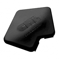 CRL Matte Black Rectangular AWS Post Cap for 135 Degree Center Post