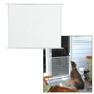 CRL White 30" Sliding Screen Door Grille