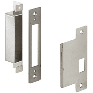 CRL Left Hand Strike for 6" x 10" Office, Passage, Storeroom and Classroom Center Locks and 4" Jamb