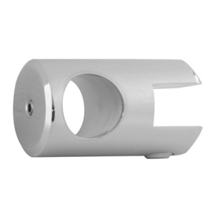 Brushed Nickel Movable Bracket For 3/8" and 1/2" (10 and 12 mm) Glass