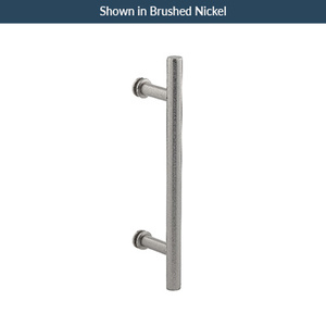 Polished Nickel 8" Ladder Pull Single Mount Handle