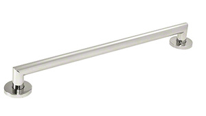 CRL Polished Stainless Mitered 24" Round Grab Bar