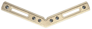 CRL 135º Brass Fixed Corner for the Deluxe Header Kit