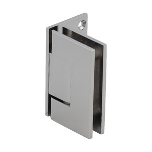 CRL Polished Nickel Geneva 044 Series Wall Mount Offset Back Plate Hinge