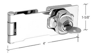 CRL Chrome Steel Hasp and Keyed Lock