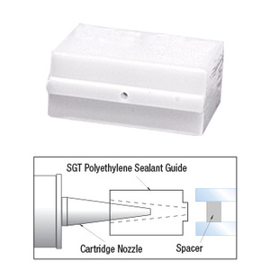 CRL 1/4" Polyethylene Sealant Guide