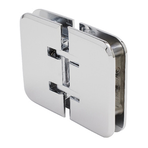 CRL Polished Chrome Estate 180 Series 180 Degree Glass-to-Glass Hinge