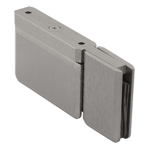 Brushed Nickel 180° Glass to Glass (for Fixed Sidelite) Montreal Series Hinge