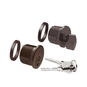 CRL Dark Bronze Anodized DRA Series Keyed Cylinder/Thumbturn Combo