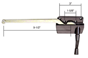 CRL Bronze 9-1/2" Right Hand Casement Window Operator