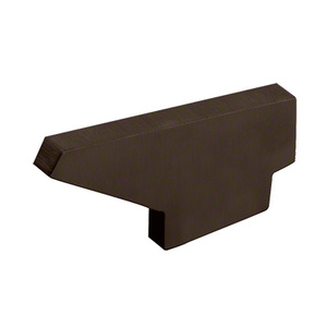 CRL Dark Bronze 357 Series Right Hand Aluminum End Cap