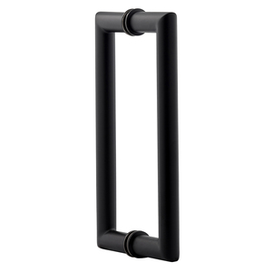 Oil Rubbed Bronze 8" Mitered Style Back to Back Handles with Washers