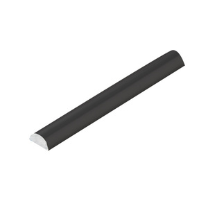 CRL Matte Black Half-Round Shower Threshold 2m