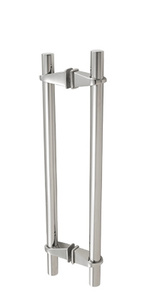 CRL Polished Stainless 22" Variant Series Adjustable Pull Handle with VP1 Mounting Post