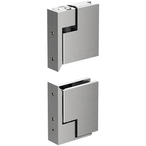 CRL Brushed Nickel Zero Hinge Set