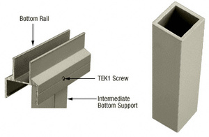 CRL Beige Gray Intermediate Bottom Support