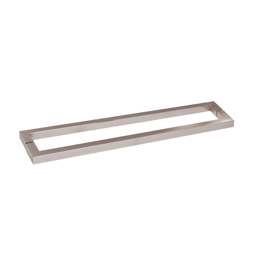 CRL Brushed Nickel "SQ" Style 18" Back-to-Back Towel Bar