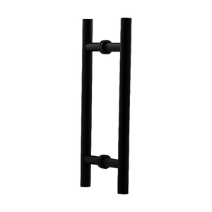 Matte Black 6" Ladder Pull Back to Back Handles