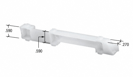 CRL Right Hand Slide Bolt - Bulk 100/Pk