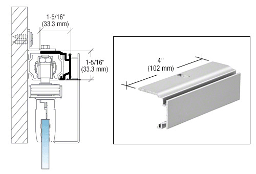 CRL50 Series Track Cover Spacer
