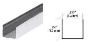 CRL Stainless Steel 1/4" x 1/4" U-Channel