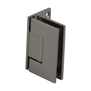 CRL Satin Nickel Geneva 044 Series Wall Mount Offset Back Plate Hinge
