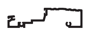 CRL-U.S. Aluminum High Performance Water 4.90" Threshold - 21'-4", Dark Bronze/Black Anodized Class 1
