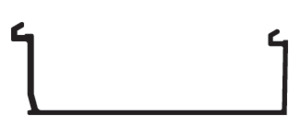 CRL-U.S. Aluminum Horizontal Filler for 1" Glazing, Custom Paint- 24'-2"
