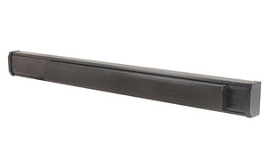 CRL Dark Bronze 36" Jackson® 1285 Push Pad Concealed Vertical Rod Right Hand Reverse Bevel Panic Exit Device