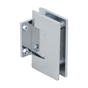 CRL Chrome Geneva Series 5 Degree Pre-Set Wall Mount Short Back Plate Hinge