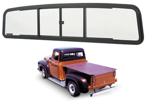 CRL Duo-Vent Four Panel Slider with Clear Glass for 1961-1966 Ford
